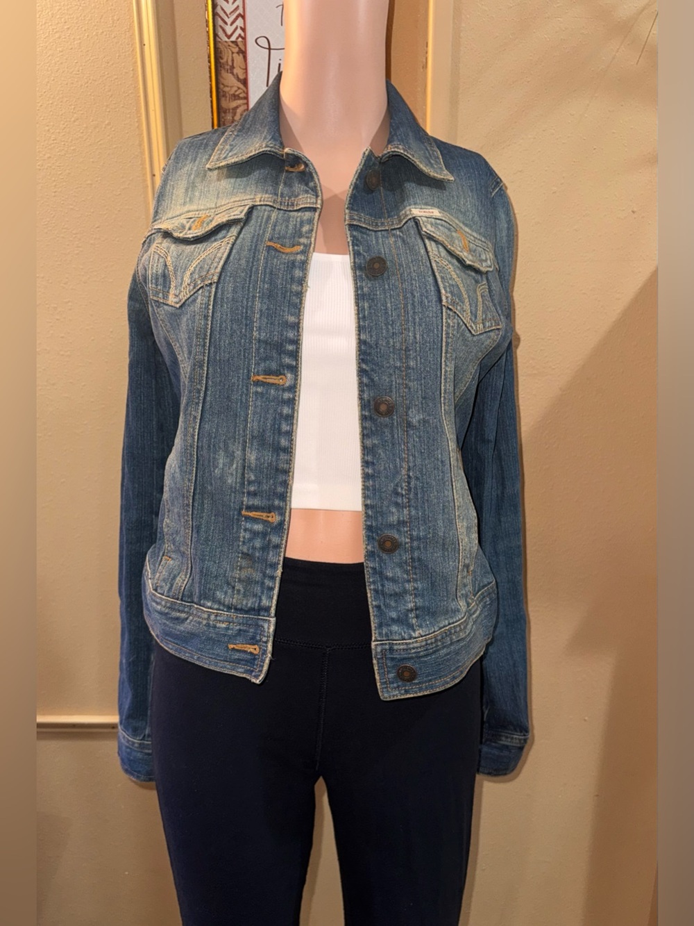 Hollister HCO Surf Co. Stretch Denim Jacket Small